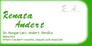 renata andert business card